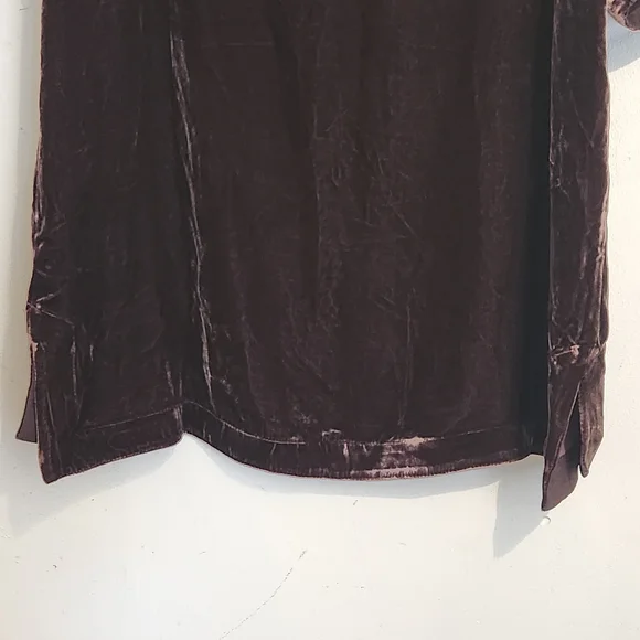 Sundance Velvet Short Sleeve Tee - Rich Chocolate - Picture 7 of 10